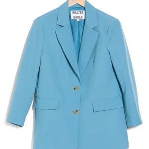 NWOT Walter Baker Oversized Blue Blazer, Size S